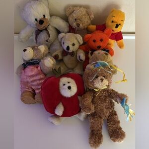 Gund and Boyds Bear - Bear Set Plush Lot